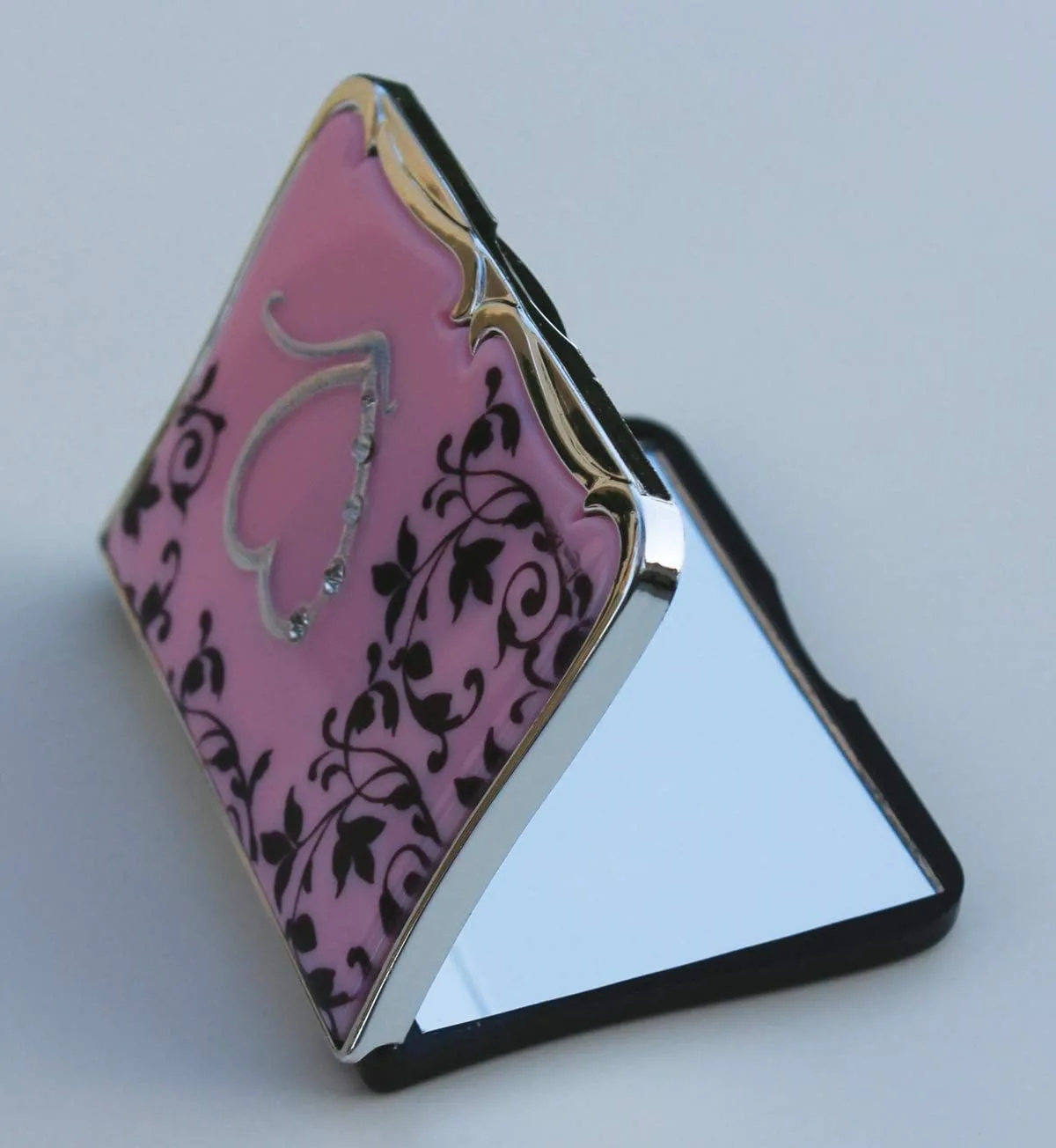 Lissom Design Compact Mirror - Handheld Magnifying Cosmetic Mirror, 2.63-Inch, Paris Fashion - Square - Traveler - Image 20
