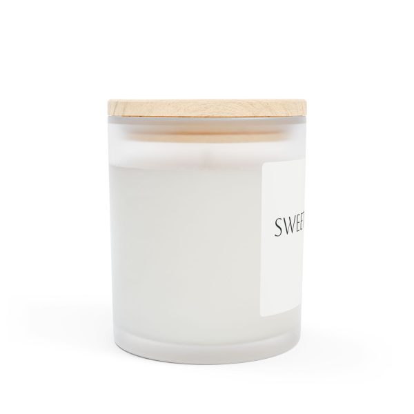 Sweet Dreams Frosted Glass Candle - Relaxing Aromatic 11oz Home Decor - Image 2